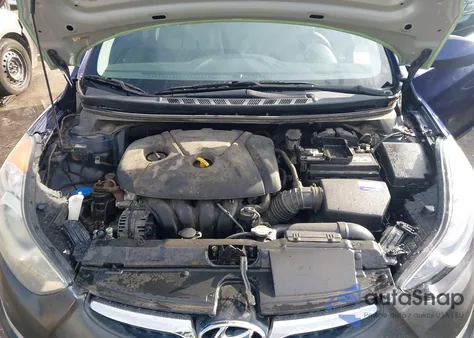 2013 Hyundai Elantra Gls z USA, uszkodzony, nr VIN 5NPDH4AE4DH288609